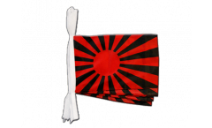 Fan red black Bunting Flags - 12 x 18 inch