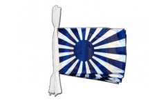 Fan blue white Bunting Flags - 5.9 x 8.65 inch