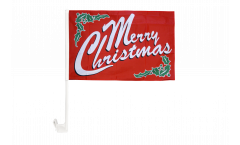 Merry Christmas Car Flag - 12 x 16 inch