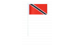 Trinidad and Tobago paper flags -  4.7 x 7 inch / 12 x 24 cm 
