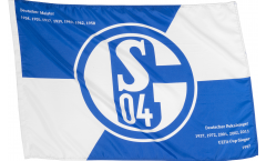 FC Schalke 04 Erfolge Hand Waving Flag - 2 x 3 ft. / 60 x 90 cm