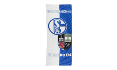 FC Schalke 04 GE-Schalke recycelt Flag - 5 x 13 ft. / 150 x 400 cm