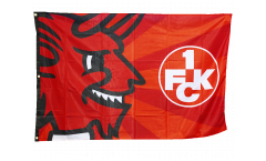 1. FC Kaiserslautern Teufel Flag - 3.3 x 5 ft. / 100 x 150 cm