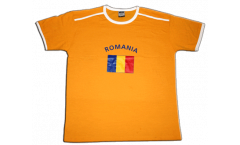 Rumania T-Shirt, white-red, size L, Soccer-T