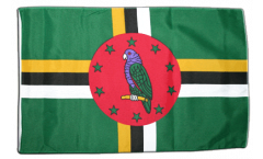 Dominica Flag with sleeve