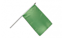 Unicolor green Hand Waving Flag