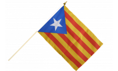 Estelada blava Catalonia Hand Waving Flag