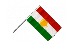 Kurdistan Hand Waving Flag