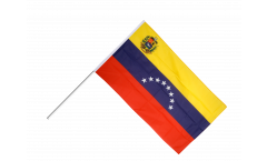 Venezuela 8 stars with coat of arms Hand Waving Flag