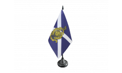 Great Britain Royal Marines Reserve Scotland Table Flag